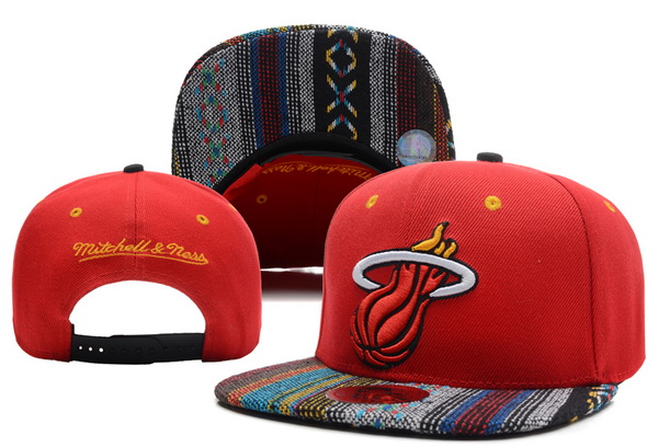 NBA Miami Heat MN Snapback Hat #122